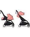 Stokke Passeggino Duo BABYZEN YOYO 2 - Telaio Nero + Rivestimento Ginger 0+ e 6+ Passeggini Trio e Duo