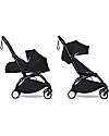 Stokke Passeggino Duo BABYZEN YOYO 2 - Telaio Nero + Rivestimento Nero 0+ e 6+ Passeggini Trio e Duo