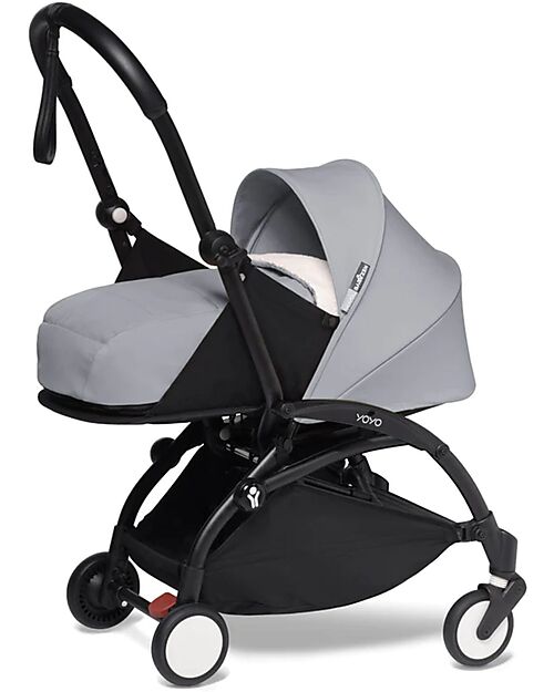 Stokke Passeggino Duo BABYZEN YOYO 2 - Telaio Nero + Rivestimento Stone 0+ e 6+ Passeggini Trio e Duo