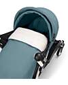 Stokke Passeggino Duo YOYO3 Aqua - Telaio Bianco - Seduta e Kit Neonato 0+ Passeggini Trio e Duo