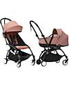 Stokke Passeggino Duo YOYO3 Ginger - Telaio Nero + Navicella 0+ e Seduta 6+ Passeggini Trio e Duo