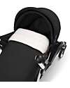 Stokke Passeggino Duo YOYO3 Nero - Telaio Bianco - Seduta e Kit Neonato 0+ Passeggini Leggeri