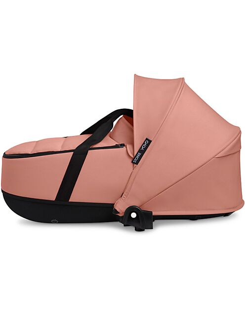 Stokke Passeggino Duo YOYO3 - Telaio Bianco + Navicella Bassinet Ginger 0+ e rivestimento 6+ Passeggini Trio e Duo