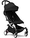 Stokke Passeggino Duo YOYO3 - Telaio Bianco + Navicella Bassinet Nero 0+ e rivestimento 6+ Passeggini Trio e Duo
