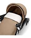Stokke  Passeggino Duo YOYO3 - Telaio Bianco + Rivestimento Toffee 6+ kit per neonati 0+ Passeggini Leggeri