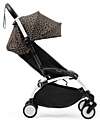 Stokke Passeggino YOYO3 Telaio Bianco e Seduta Leopard - Dai 6 Mesi Passeggini Leggeri