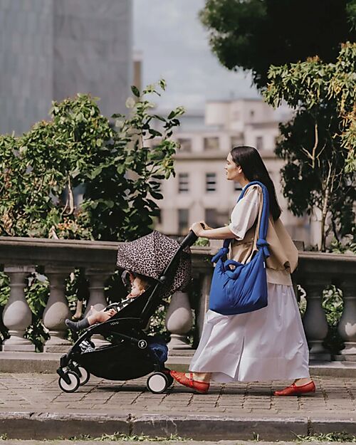 Stokke Passeggino YOYO3 Telaio Bianco e Seduta Leopard - Dai 6 Mesi Passeggini Leggeri