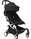 Stokke Passeggino YOYO3 Telaio Bianco e Seduta Nera - Dai 6 Mesi Passeggini Leggeri