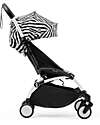 Stokke Passeggino YOYO3 Telaio Bianco e Seduta Zebra - Dai 6 Mesi Passeggini Leggeri