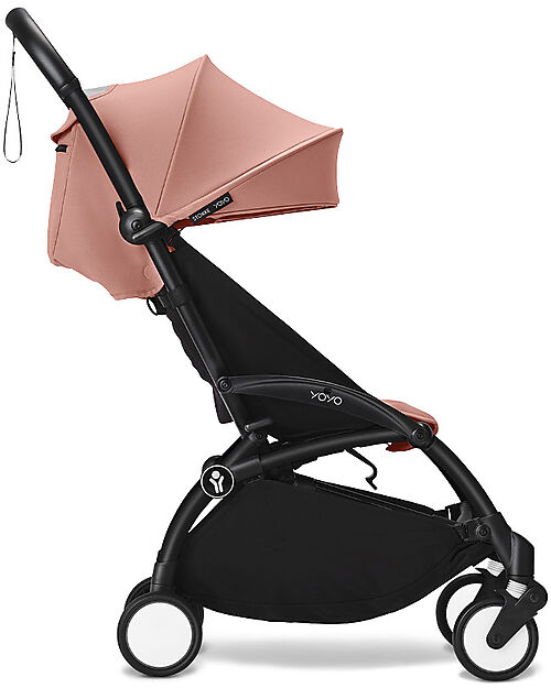 Stokke Passeggino YOYO3 Telaio Nero e Seduta Ginger - Dai 6 Mesi Passeggini Leggeri