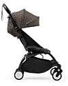 Stokke Passeggino YOYO3 Telaio Nero e Seduta Leopard - Dai 6 Mesi Passeggini Leggeri