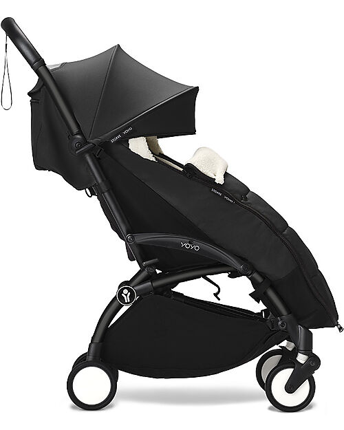 Stokke Passeggino YOYO3 Telaio Nero e Seduta Nera - Dai 6 Mesi Passeggini Leggeri