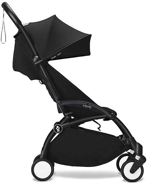 Stokke Passeggino YOYO3 Telaio Nero e Seduta Nera - Dai 6 Mesi Passeggini Leggeri