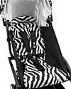 Stokke Passeggino YOYO3 Telaio Nero e Seduta Zebra - Dai 6 Mesi Passeggini Leggeri