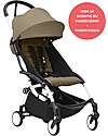 Stokke Promo Passeggino YOYO3 Telaio Bianco e Seduta 6+ Toffee + Parapioggia Passeggini Leggeri