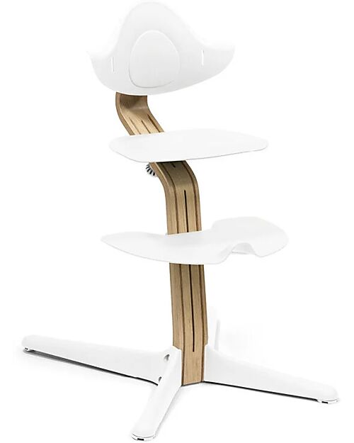 Stokke Sedia Evolutiva Nomi - Bianco - Legno di Rovere Seggioloni Pappa