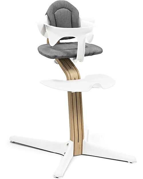 Stokke Sedia Evolutiva Nomi - Bianco - Legno di Rovere Seggioloni Pappa