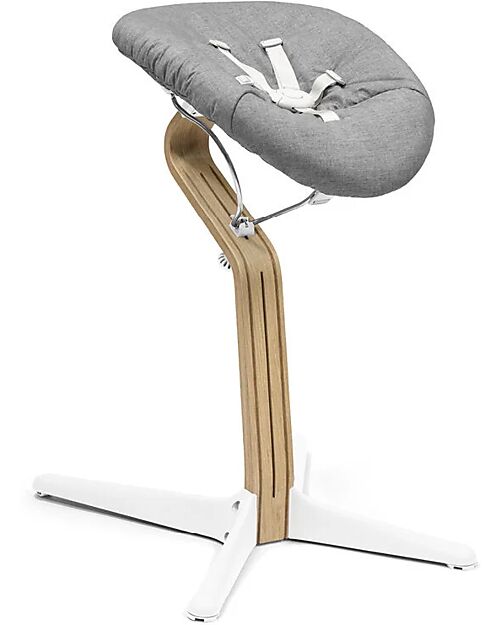 Stokke Sedia Evolutiva Nomi - Bianco - Legno di Rovere Seggioloni Pappa