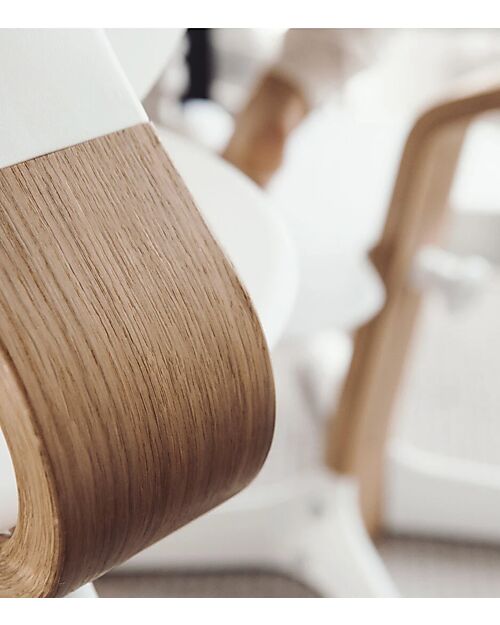 Stokke Sedia Evolutiva Nomi - Bianco - Legno di Rovere Seggioloni Pappa