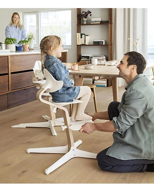 Stokke Sedia Evolutiva Nomi - Bianco - Natural Seggioloni Pappa
