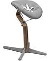 Stokke Sedia Evolutiva Nomi - Grigio - Legno di Noce Massello Seggioloni Pappa