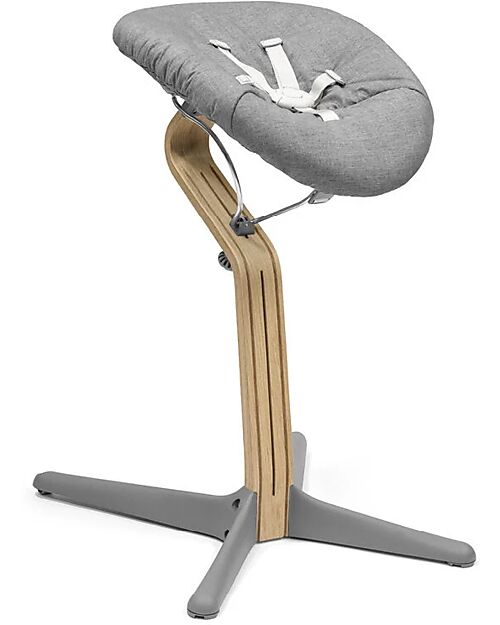 Stokke Sedia Evolutiva Nomi - Grigio - Legno di Rovere Seggioloni Pappa