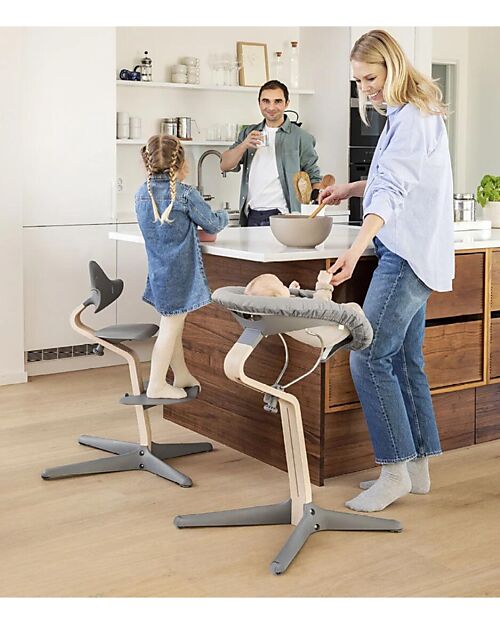 Stokke Sedia Evolutiva Nomi - Natural - Grey Seggioloni Pappa