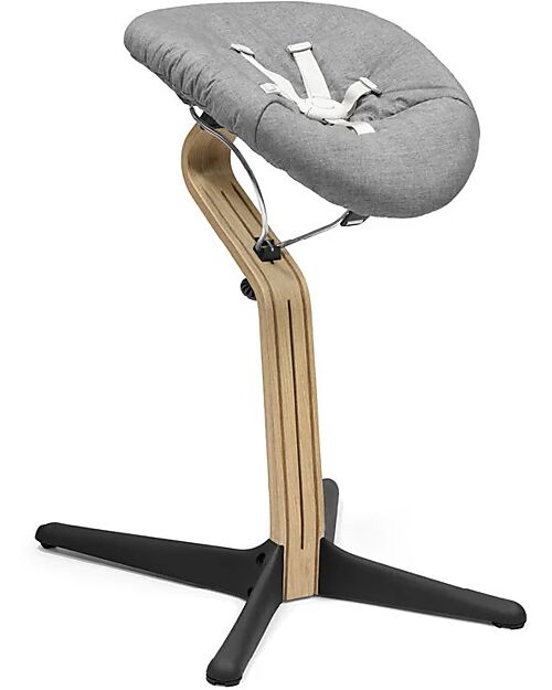 Stokke Sedia Evolutiva Nomi - Nero - Legno di Rovere Seggioloni Pappa