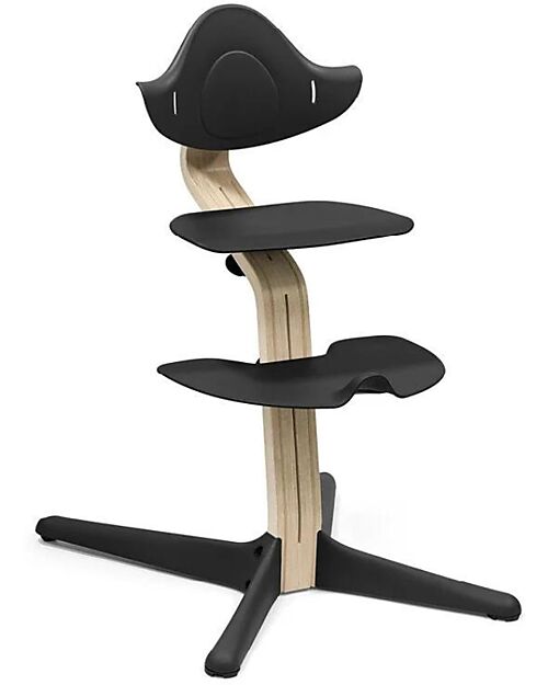 Stokke Sedia Evolutiva Nomi - Nero - Natural Seggioloni Pappa