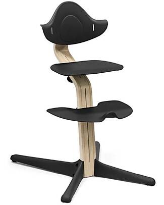 Stokke Sedia Evolutiva Nomi - Nero - Natural Seggioloni Pappa