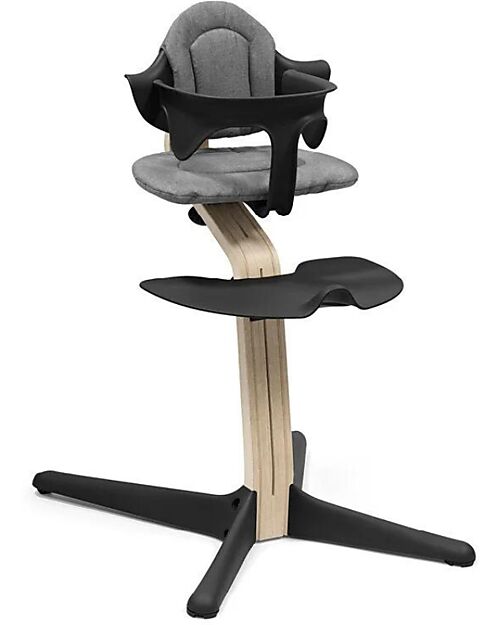 Stokke Sedia Evolutiva Nomi - Nero - Natural Seggioloni Pappa