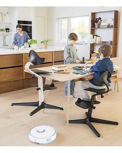 Stokke Sedia Evolutiva Nomi - Nero - Natural Seggioloni Pappa