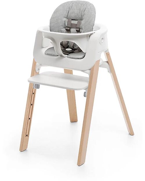 Stokke Sedia Evolutiva Steps - Bianco - Legno Seggioloni Pappa