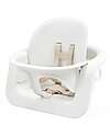 Stokke Sedia Evolutiva Steps con Baby Set Vassoio e Imbracatura - Bianco e Naturale - Dai 6 Mesi Seggioloni Pappa