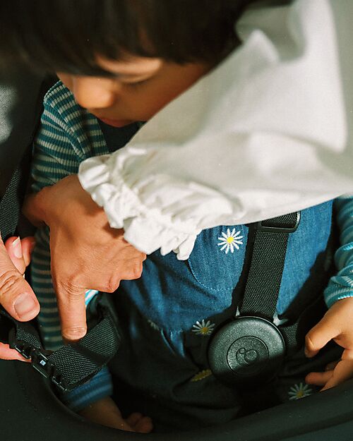 Stokke Sedia Evolutiva Steps con Baby Set Vassoio e Imbracatura - Nero e Marrone - Dai 6 Mesi Seggioloni Pappa