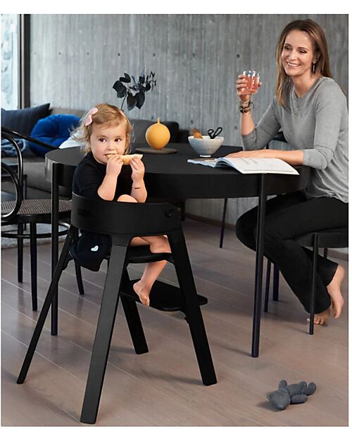 Stokke Sedia Evolutiva Steps - Nero Seggioloni Pappa