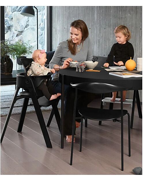 Stokke Sedia Evolutiva Steps - Nero Seggioloni Pappa