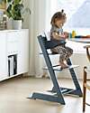 Stokke Sedia Evolutiva Tripp Trapp - Fjord Blue - Legno di Faggio Seggioloni Pappa