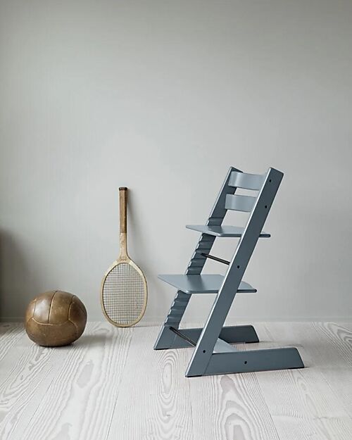 Stokke Sedia Evolutiva Tripp Trapp - Fjord Blue - Legno di Faggio Seggioloni Pappa