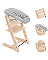 Stokke Sedia Evolutiva Tripp Trapp Naturale in Faggio + Baby Set + Newborn Set Seggioloni Pappa