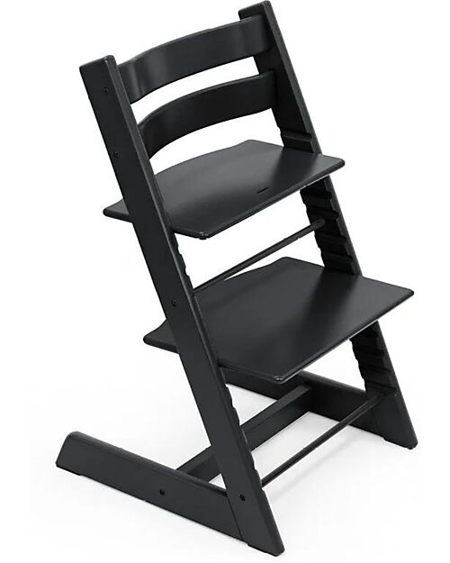 Stokke Sedia Evolutiva Tripp Trapp - Nero - Legno di Faggio Seggioloni Pappa