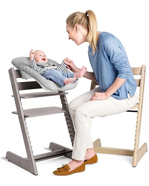 Stokke Sedia Evolutiva Tripp Trapp - Nero - Legno di Rovere Seggioloni Pappa