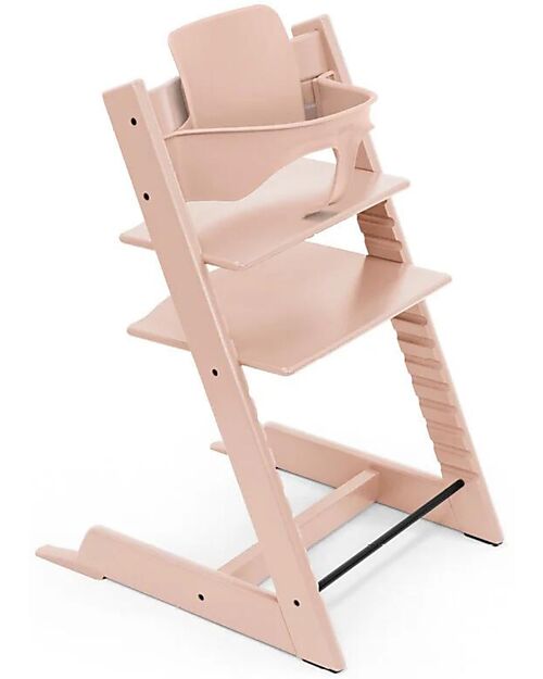 Stokke Sedia Evolutiva Tripp Trapp - Serene Pink - Legno di Faggio Seggioloni Pappa
