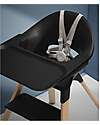 Stokke Seggiolone Clikk - Black Natural - da 6 Mesi a 3 Anni - Legno Massiccio Seggioloni Pappa