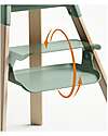 Stokke Seggiolone Clikk - Clover Green - da 6 Mesi a 3 Anni - Legno Massiccio Seggioloni Pappa