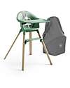 Stokke Seggiolone Clikk - Clover Green - da 6 Mesi a 3 Anni - Legno Massiccio Seggioloni Pappa