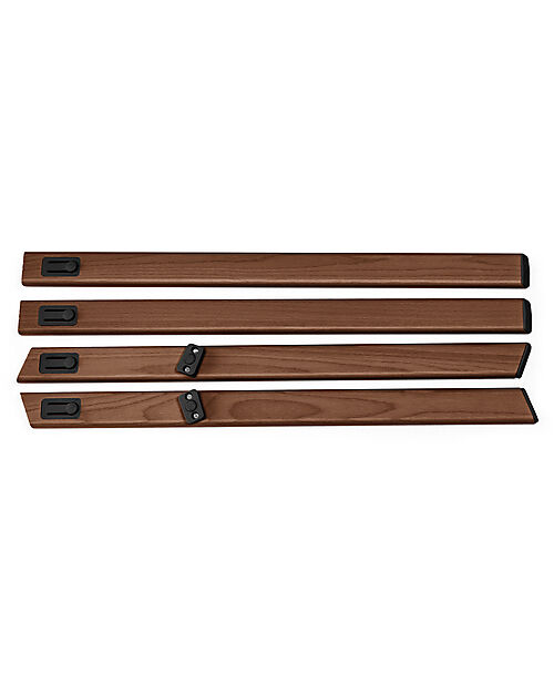 Stokke Seggiolone Clikk - Nero/Marrone Scuro - da 6 Mesi a 3 Anni - Legno Massiccio Seggioloni Pappa