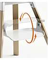 Stokke Seggiolone Clikk - White - da 6 Mesi a 3 Anni - Legno Massiccio Seggioloni Pappa