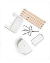 Stokke Seggiolone Clikk - White - da 6 Mesi a 3 Anni - Legno Massiccio Seggioloni Pappa
