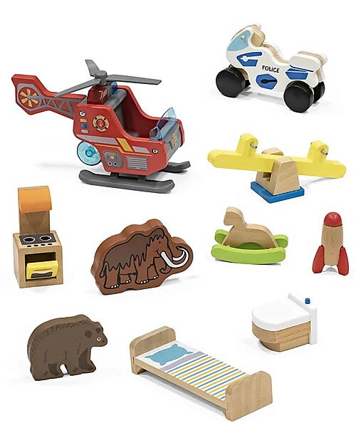 Stokke Set Giochi per Casa delle Bambole - per Tavolo da Gioco MuTable v2 Tavoli